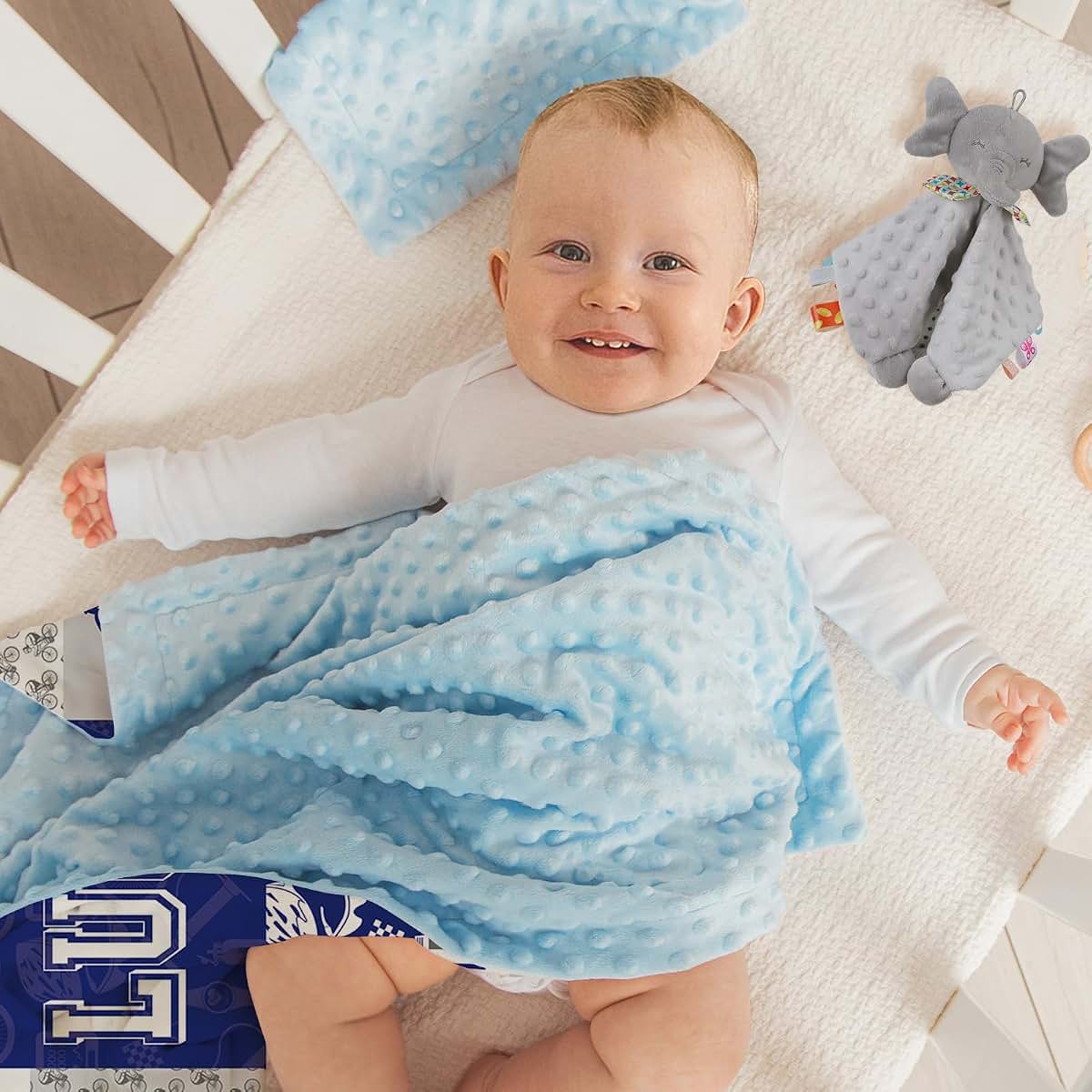 BabyOneStop Personalized Vehicle Patchwork Blanket With Custom Name