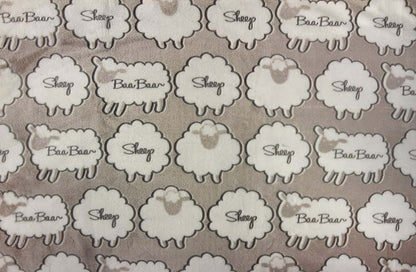 Max Daniel Designs Baa Baa Sheep - Double Sided - Ruffle Edge Baby Blanket (photo 2)