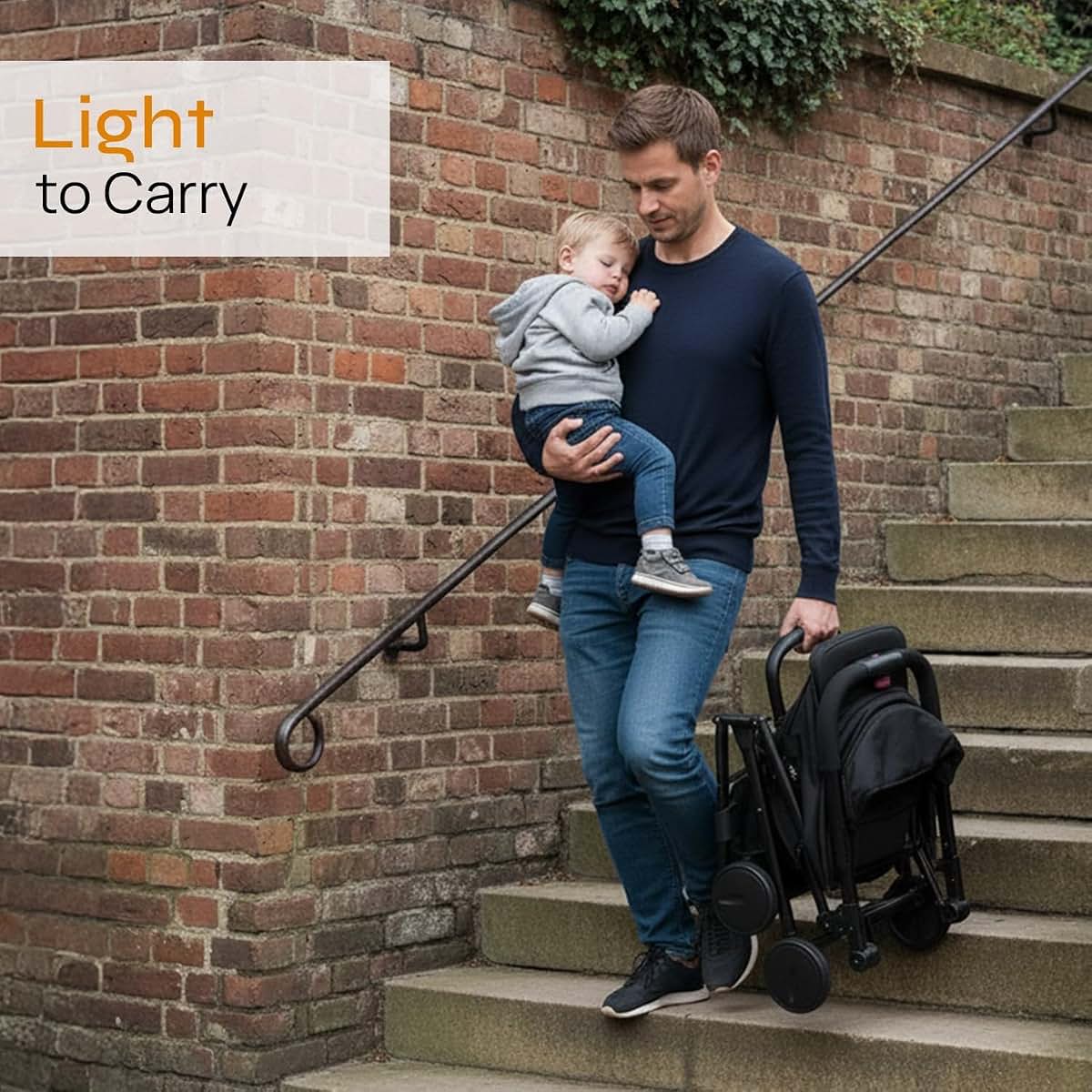 Jovial Lightweight Folding Travel Stroller With Reclining Seat