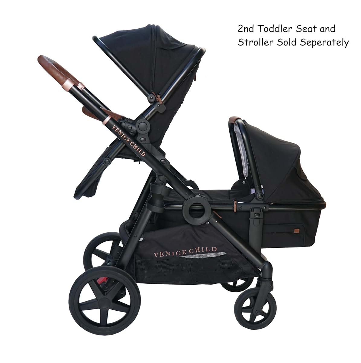 Venice Child Maverick Infant Bassinet for Maverick Stroller, Eclipse
