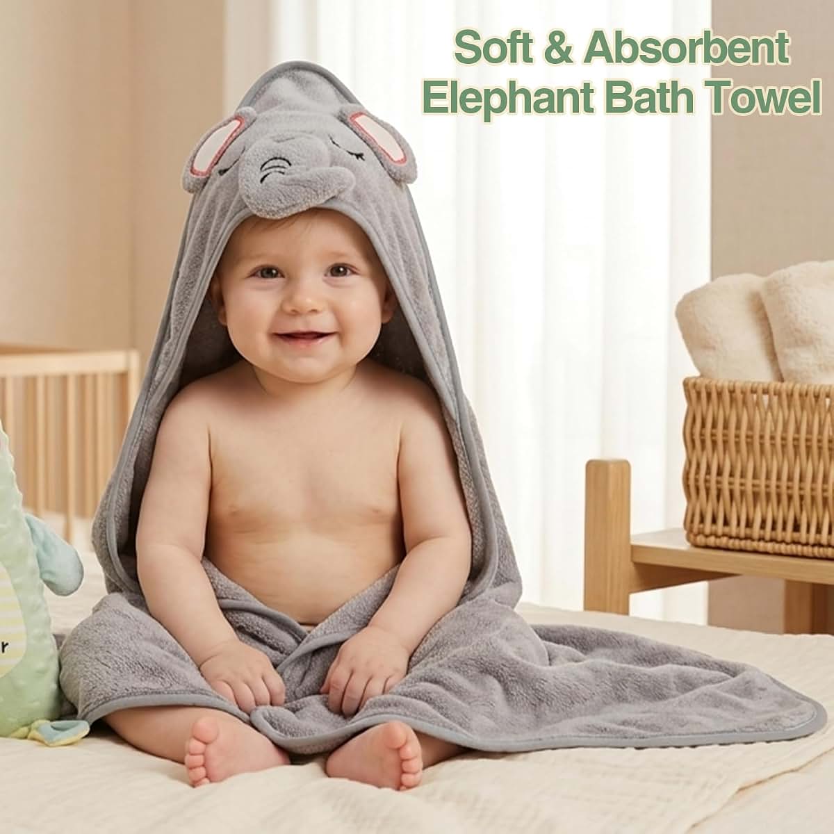 Essential Newborn Baby Boy Gift Basket Set | Dinosaur Themed Essentials