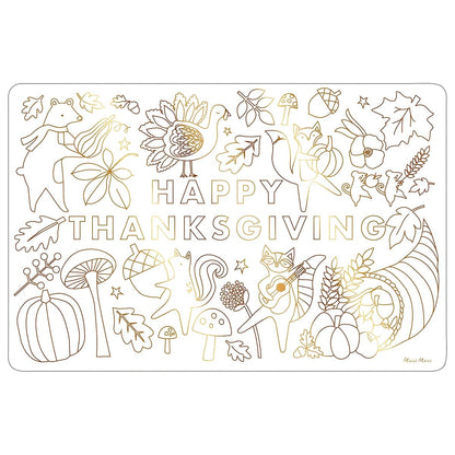Meri Meri Thanksgiving Coloring Placemats (Pack of 8)