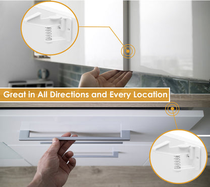 Baby Safety Locks - 12 Pack Invisible Cabinet Locks
