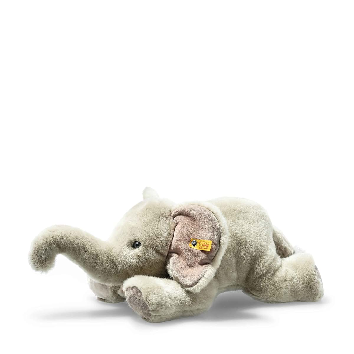 Steiff Heavenly Hugs Trampili Elephant Plush, Silver Birch Grey, 42cm