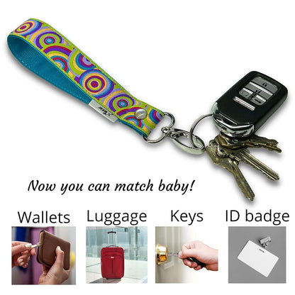 JaxMask Vibrant Targets Pacifier Strap With Clip And Wristlet (photo 3)