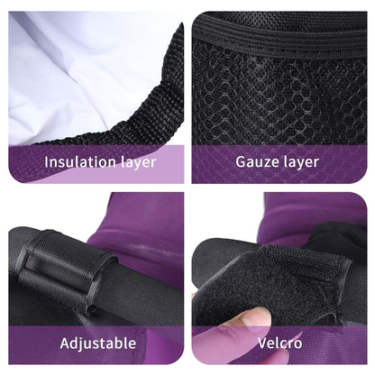 Oumefar Stroller Cup Holder with Several Mesh Pockets, Sturdy Polyester Material Wheelchair Cup Holder for Pushchair (photo 3)