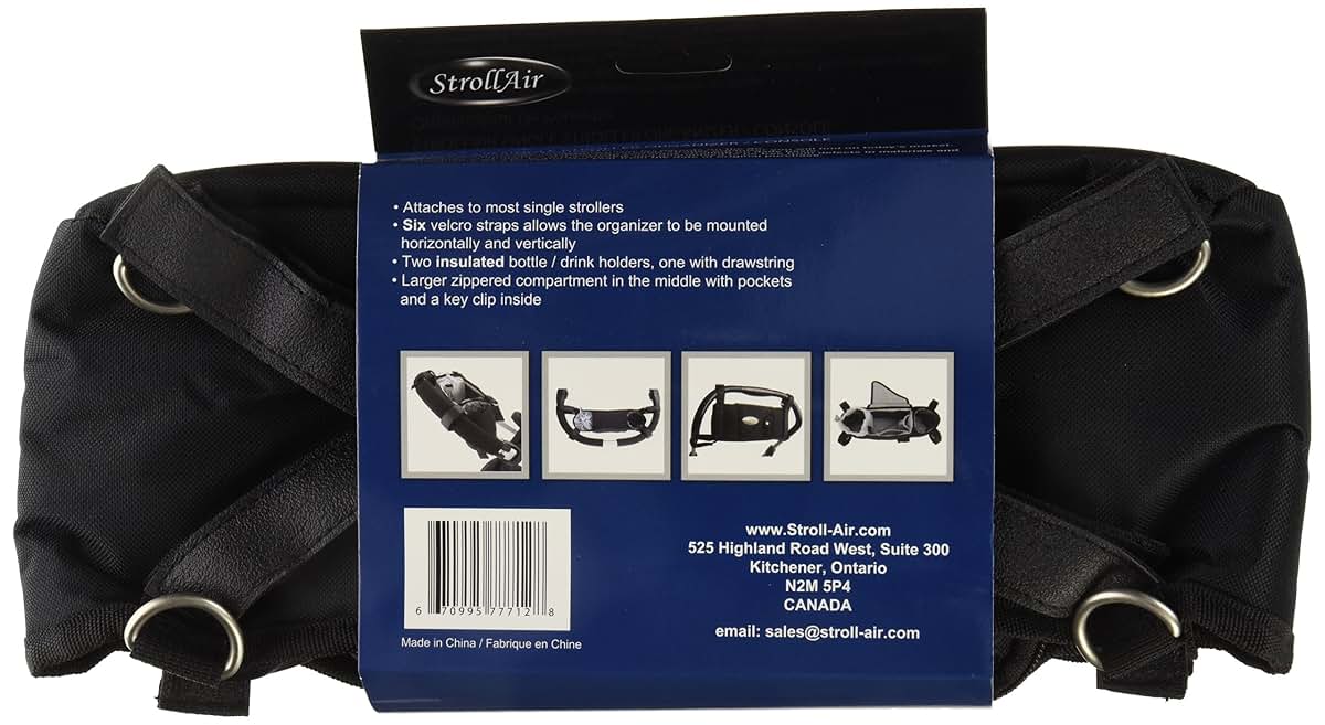 StrollAir Stroller Organizer Console in Black (photo 3)