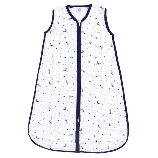 Yoga Sprout Soft Muslin Wearable Sleeping Bag, Moon, 12-18 Months