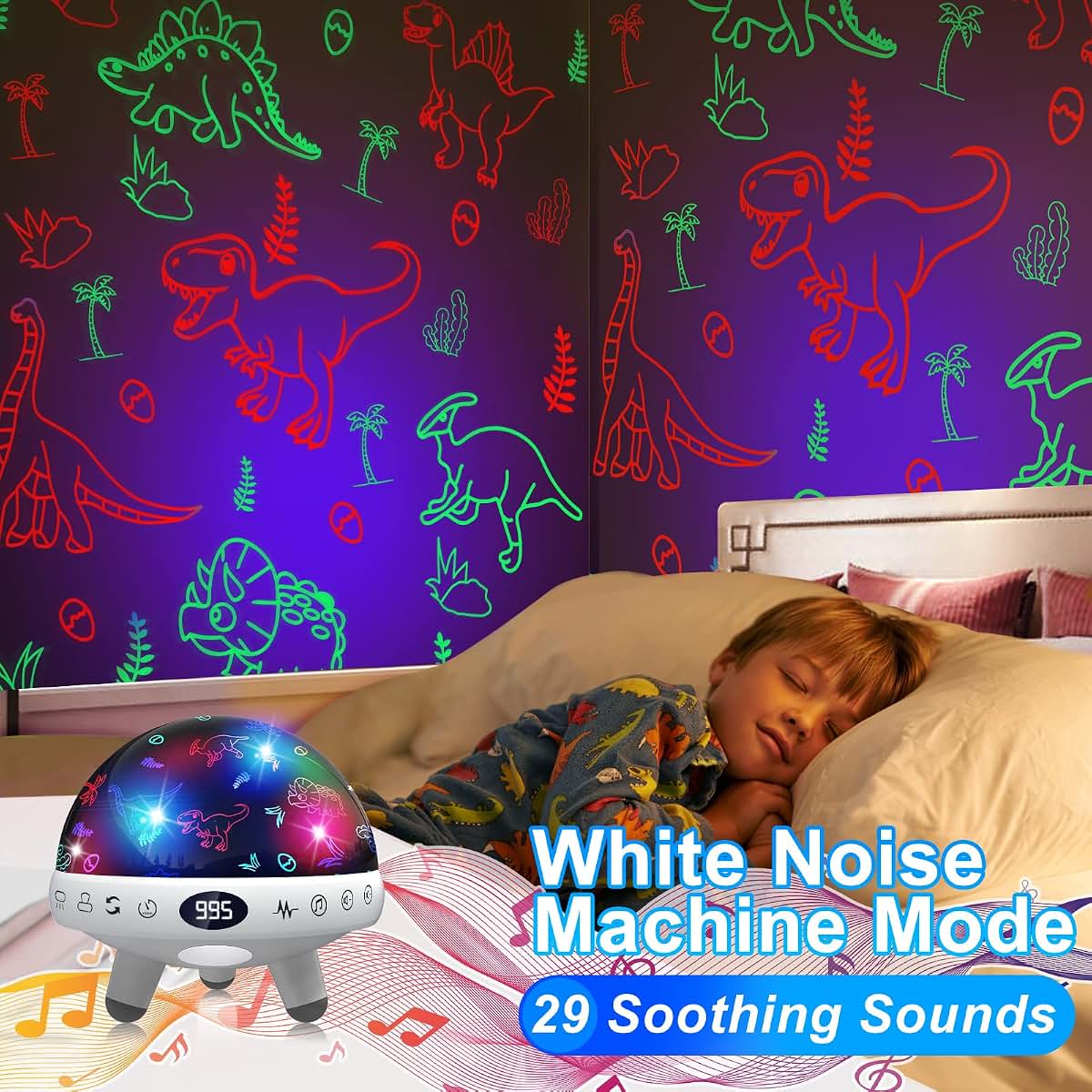Yachance Dinosaur Night Light Projector