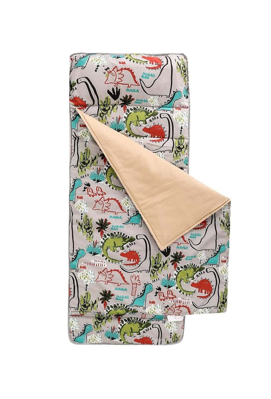 JHLCARPET Cute Dinosaurs Toddler Nap Mat For Preschool And Daycare