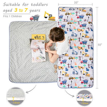 Lasoftan Toddler Nap Mat with Pillow