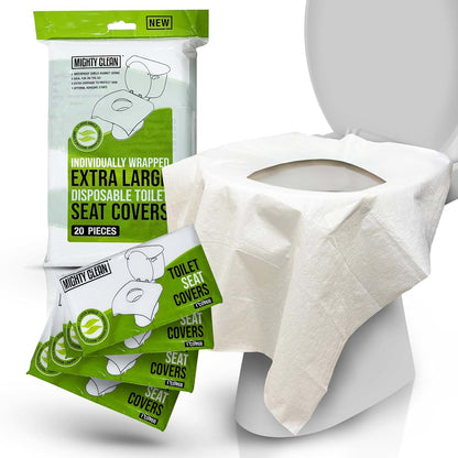 Mighty Clean Extra Large Disposable Toilet Seat Covers