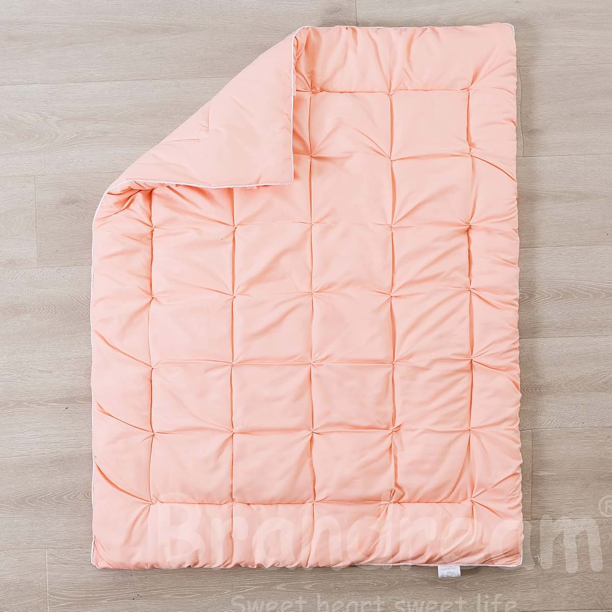 Girls' Crib Bedding Set with Ruffle Skirt and Pintuck Comforter - Jade Pink
