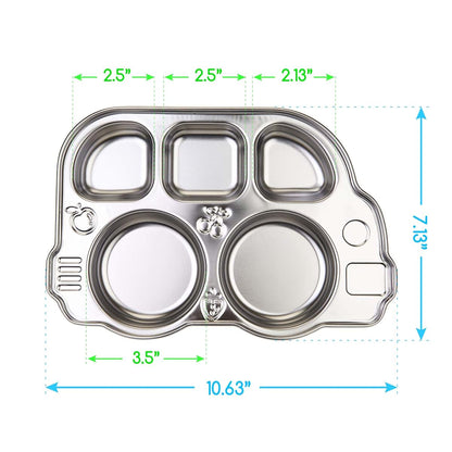 Innobaby Stainless Bus Plate With Airtight Lid
