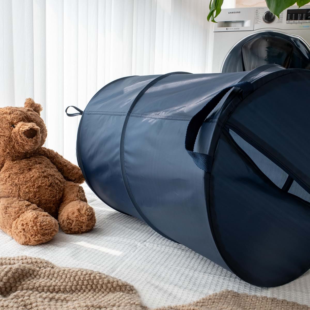 sheng wen Foldable Toy Storage Basket - Large Capacity Organizer Bin for Kids' Toys, Nursery, Playroom, Bedroom (photo 4)