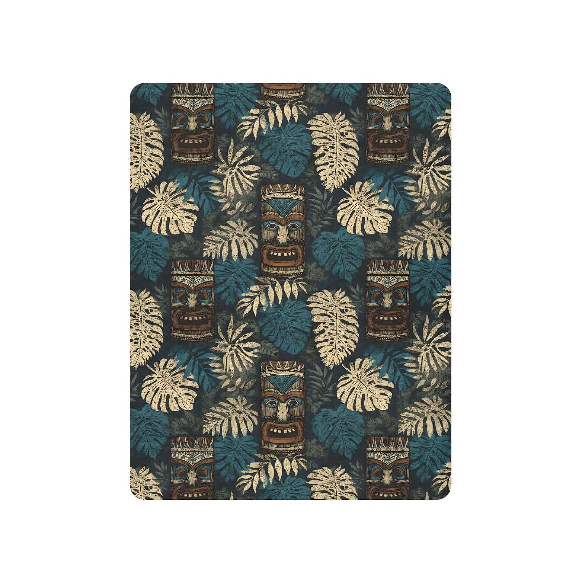 Aixiwawa Fitted Mini Crib Sheet Mattress for Baby Leaf Tiki Print