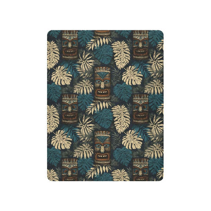 Aixiwawa Fitted Mini Crib Sheet Mattress for Baby Leaf Tiki Print