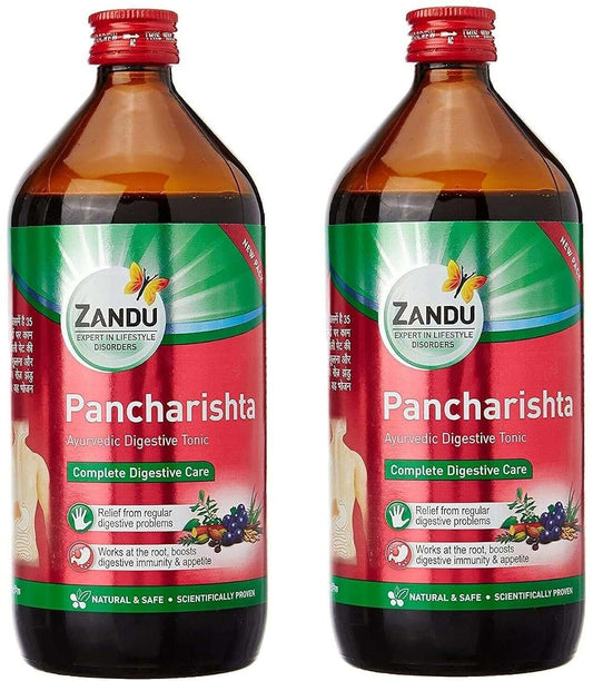 Golden Drops Ayurvedic Digestive Health Tonic Zandu Pancharishta 450 ml Pack of 2