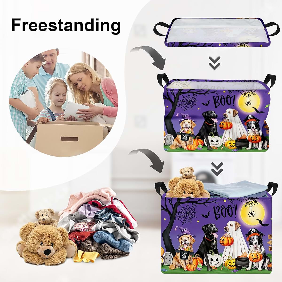 Stars Of Dream Halloween Baby Storage Basket