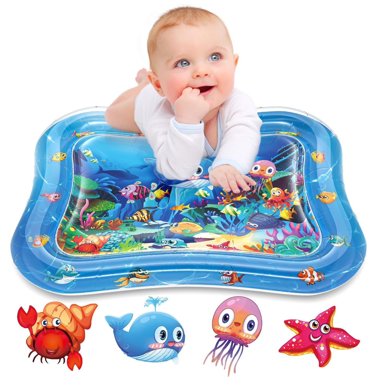 Infinno Inflatable Tummy Time Mat Water Play