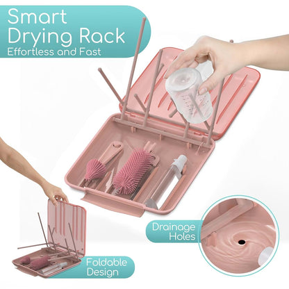 Trenwo Travel Bottle Cleaner Kit With Drying Rack (photo 2)