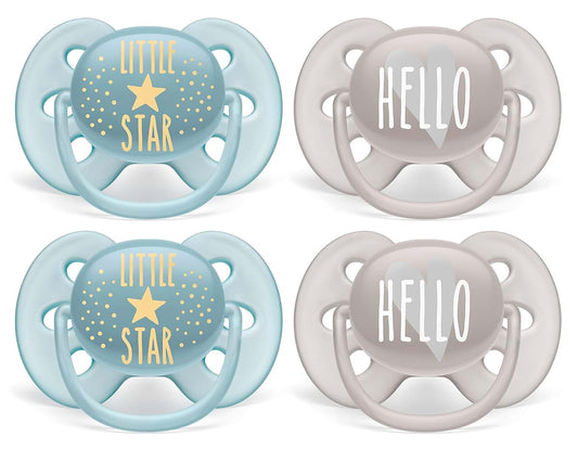 Philips Avent Ultra Soft Pacifier 4-Pack for 6-18 Months