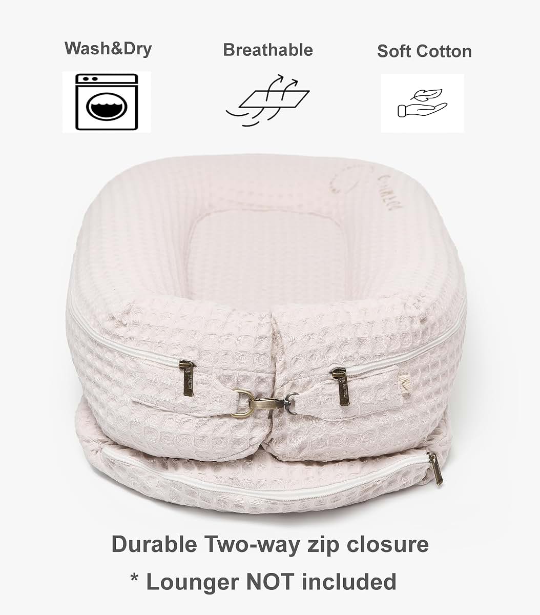 DORMIKID Organic Cover Deluxe+ for Dock, Cotton Breathable Soft Replacement Case (photo 2)