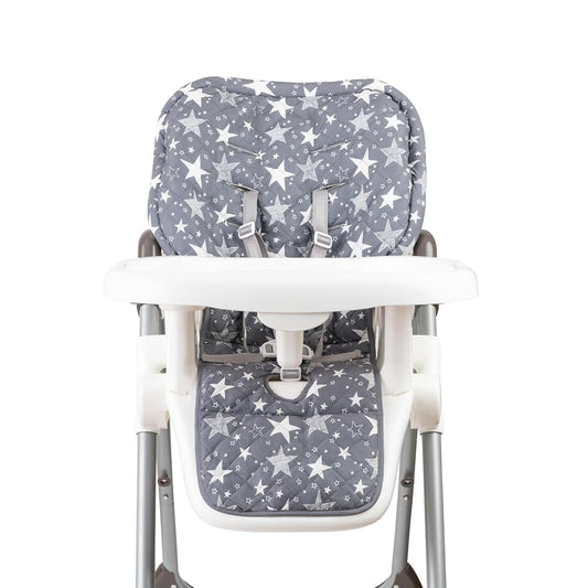 High Chair Pad & Cover for Baby | Machine Washable Cushion for 3-5 Point Harness Chairs