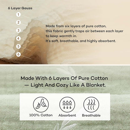 Konny Baby Sleep Sack | Wearable Cotton Gauze Sleeping Vest for Infants