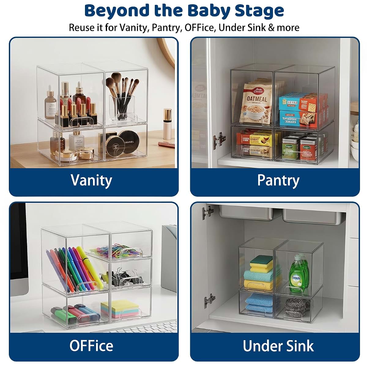 Nursery Shelving and Storage Organizer for Baby Room