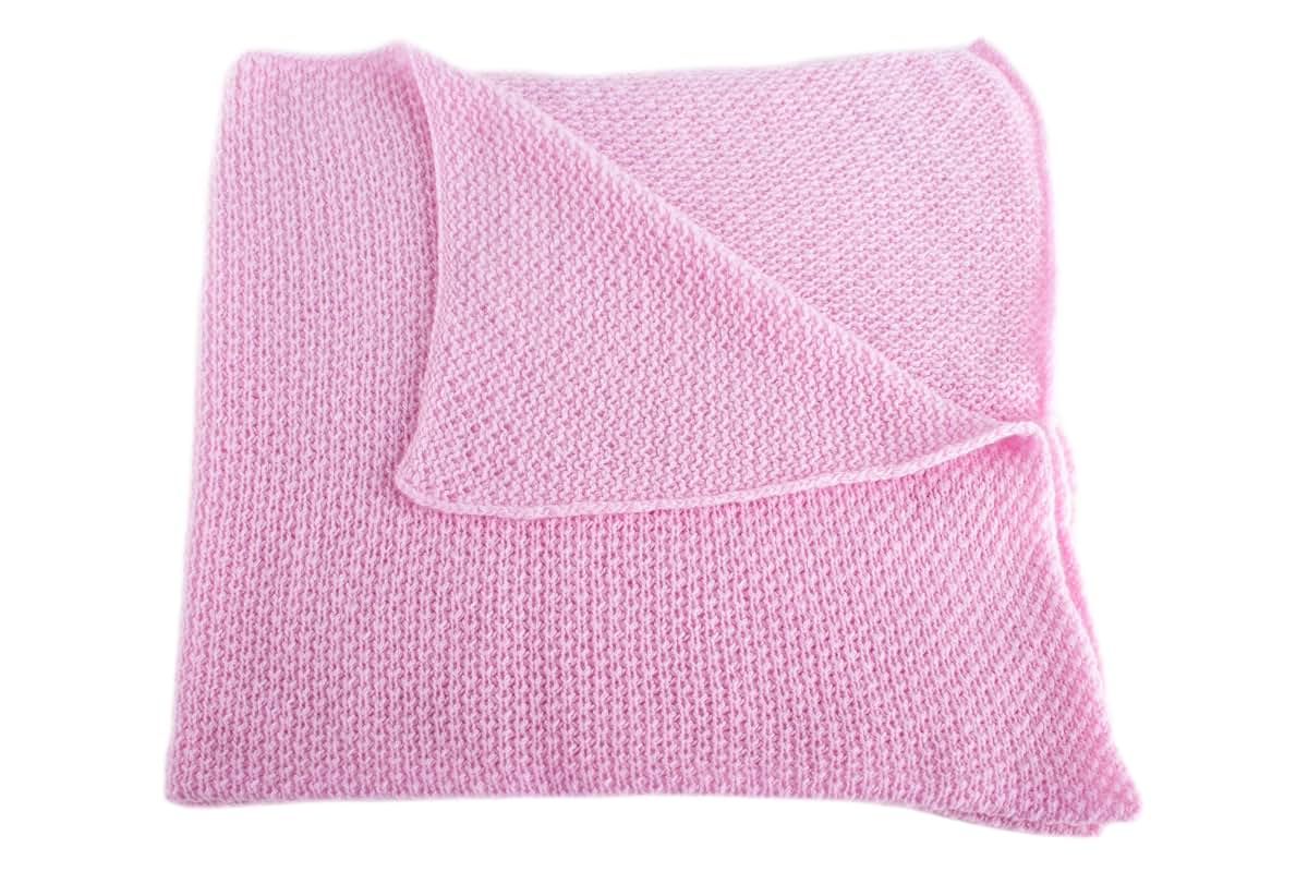 Love Cashmere 100% Cashmere Baby Blanket for Girls - Baby Pink