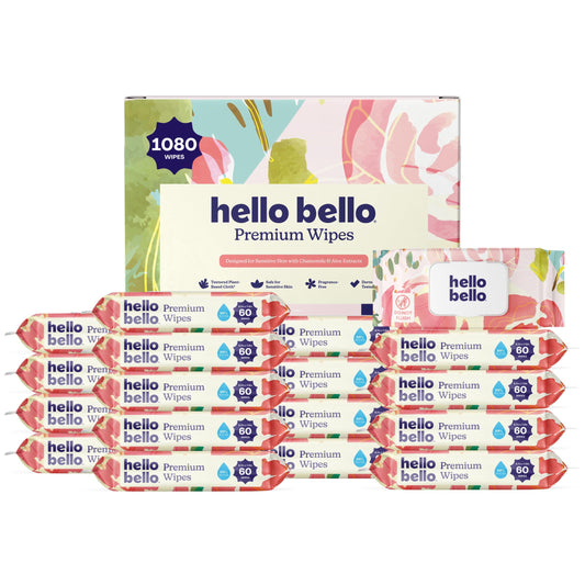 Hello Bello Premium Wipes with Aloe and Chamomile