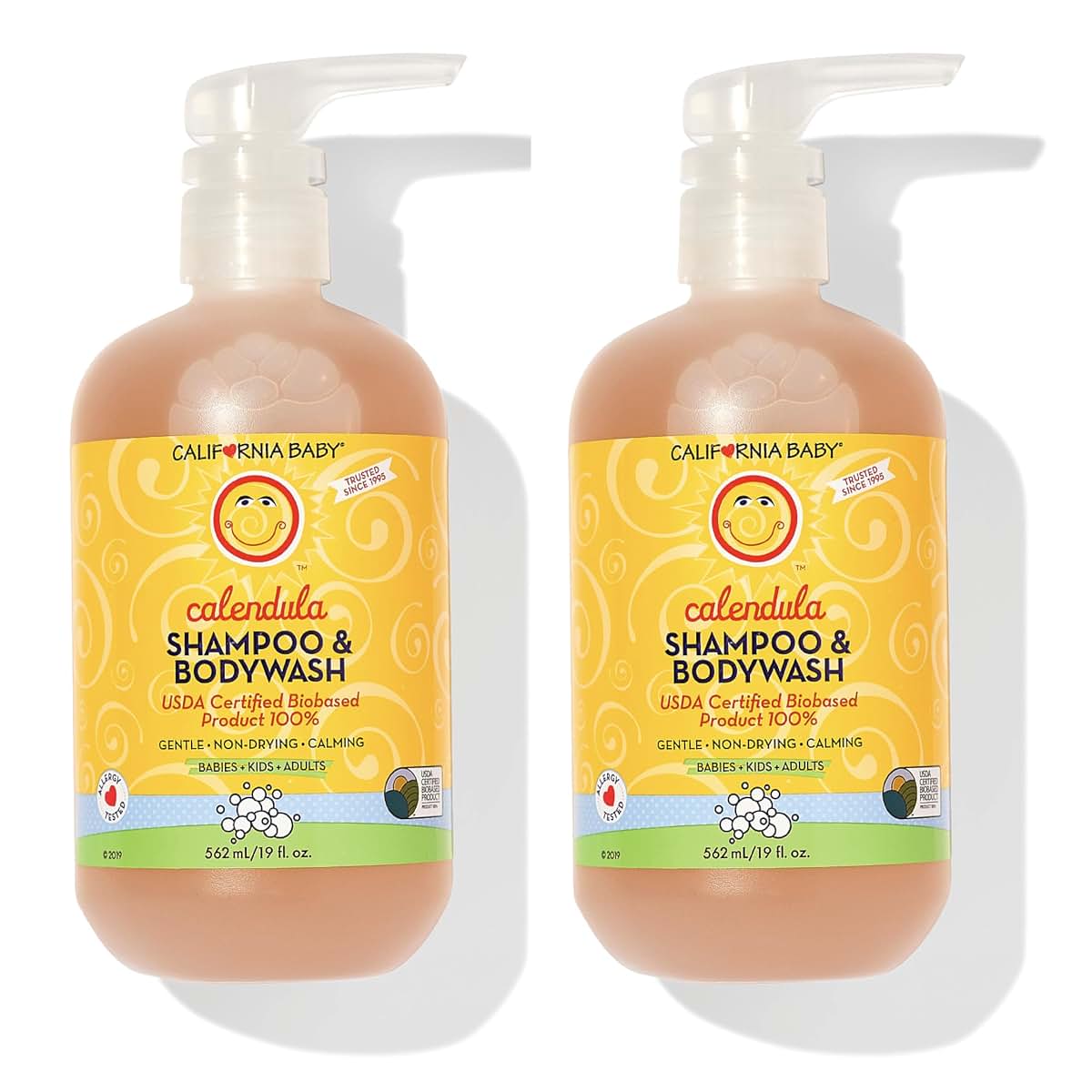 California Baby Calendula Shampoo and Body Wash for Gentle Cleansing