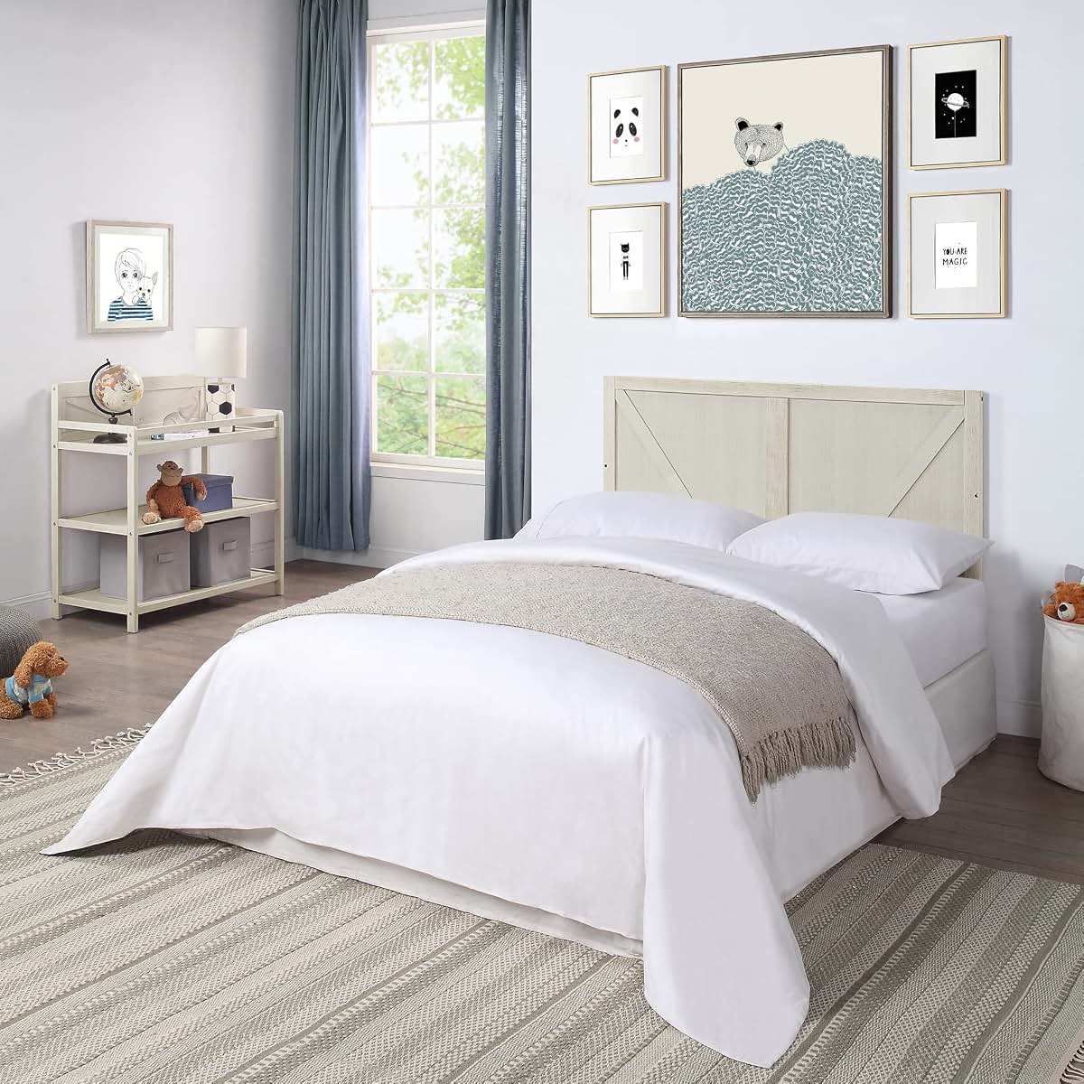 Suite Bebe Barnside 4-in-1 Convertible Baby Crib in Washed Gray (photo 4)