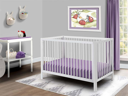 Sorelle Happy Lux 3-in-1 Crib - White (photo 4)