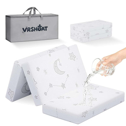 VRSHOAT Trifold Pack and Play Mattress 38x26x3 Inches