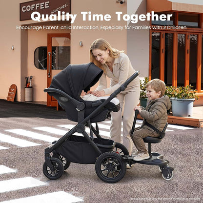 DXNZGPVK Universal Stroller Board, Sit and Stand Stroller Glider Board for Strollers (photo 3)