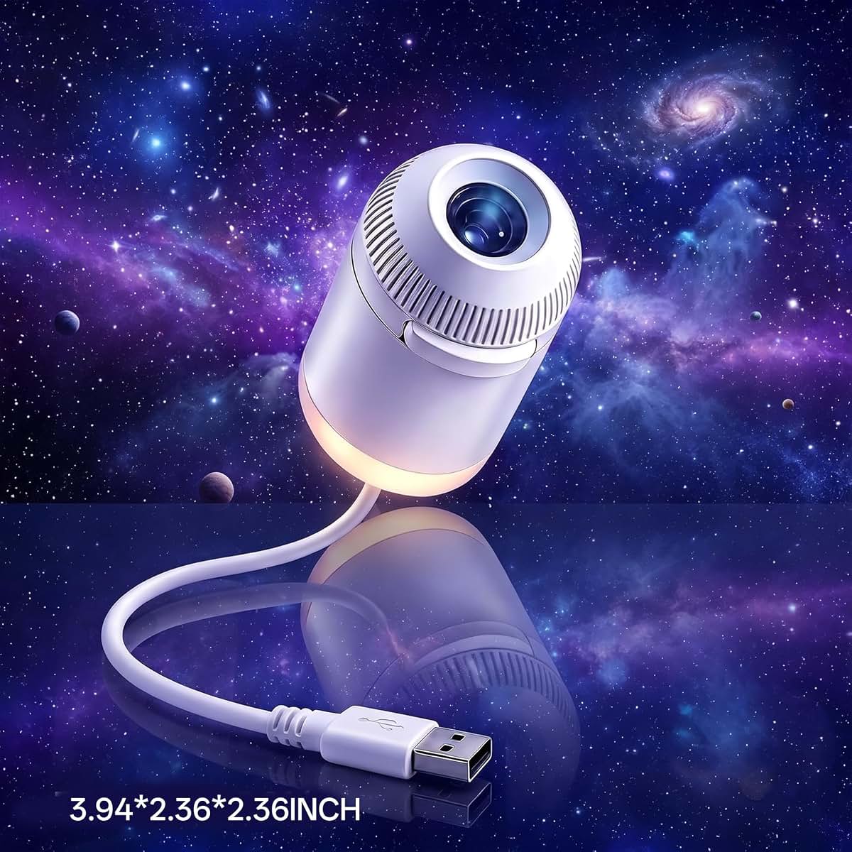 YXYP Ocean & Galaxy Projector Night Light with 6 Films (photo 2)