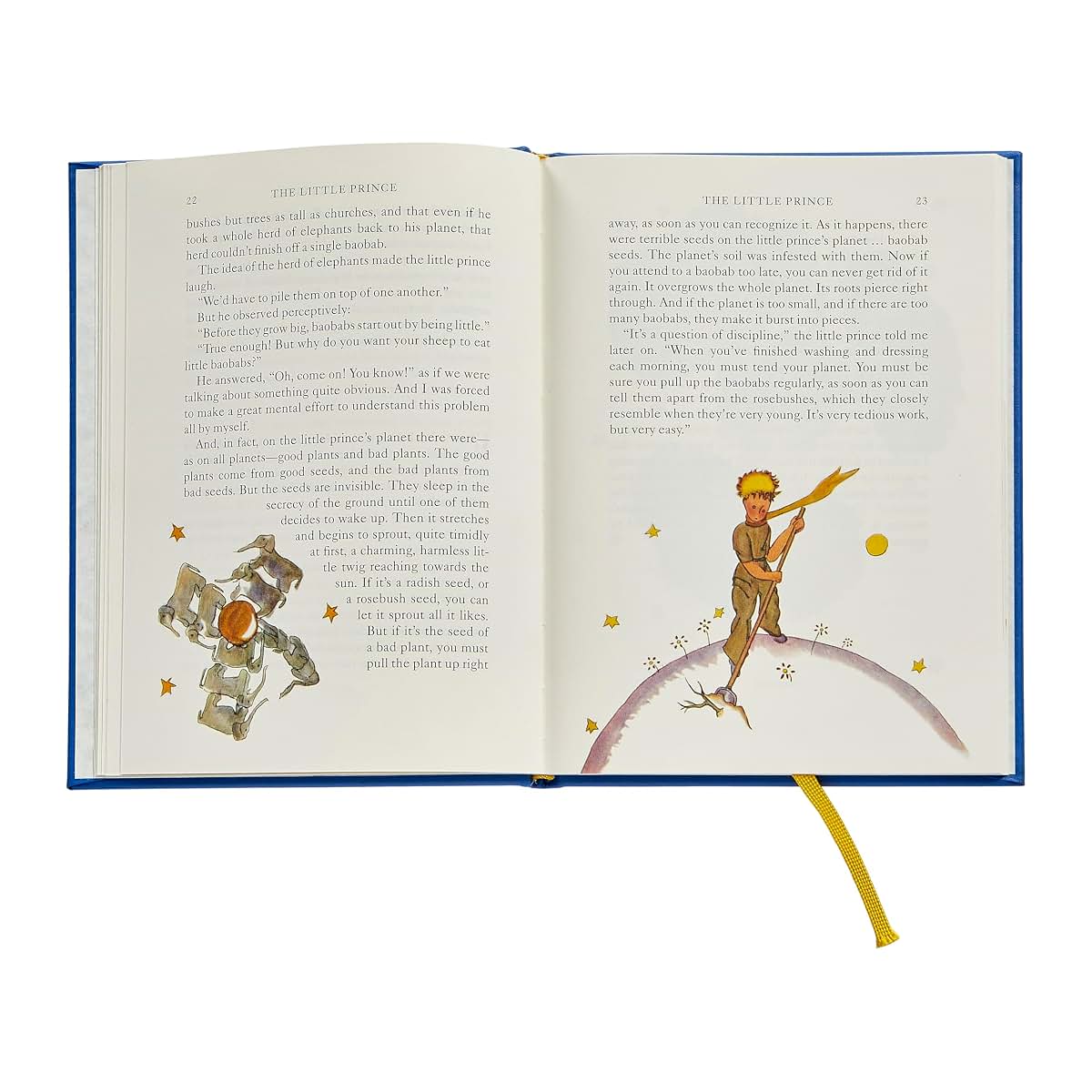 Graphic Image The Little Prince Blue Bonded Leather Book