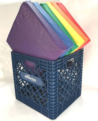 Kindermats And Storage Containers - 6 Pack for Kids Play Area