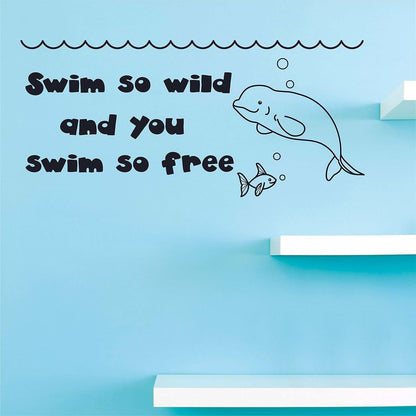 All Things Valuable Baby Beluga Song Nursery Wall Sticker Vinyl Art Decal