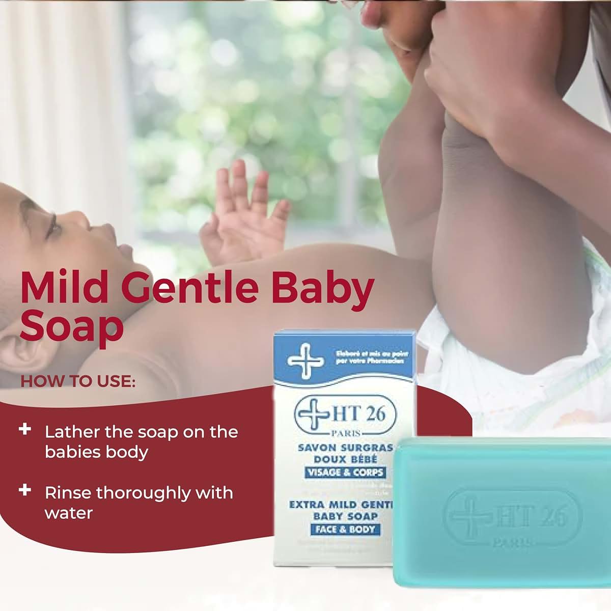 HT26 Moisturizing Baby Soap Bar