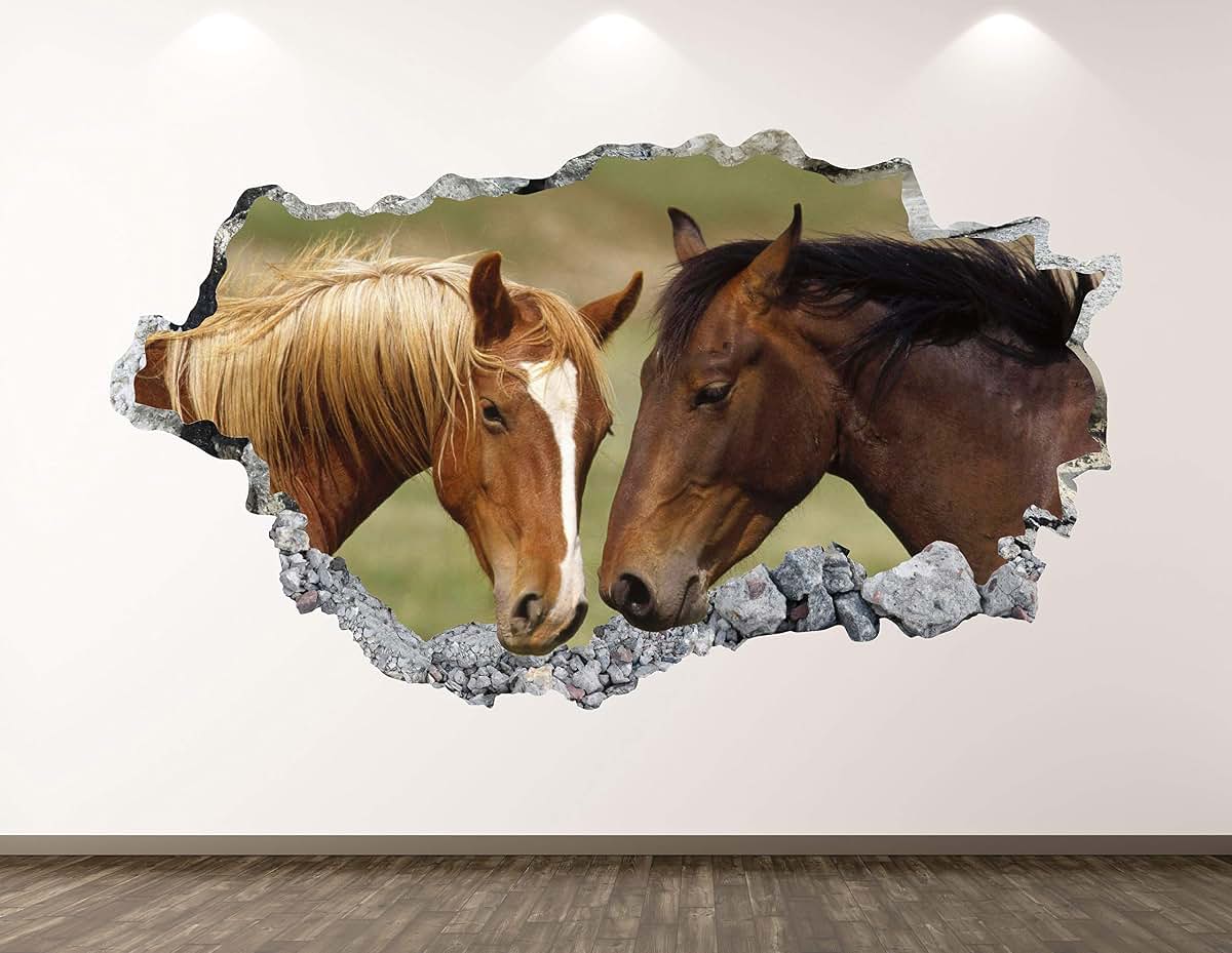 West Mountain Horses Wall Decal Art