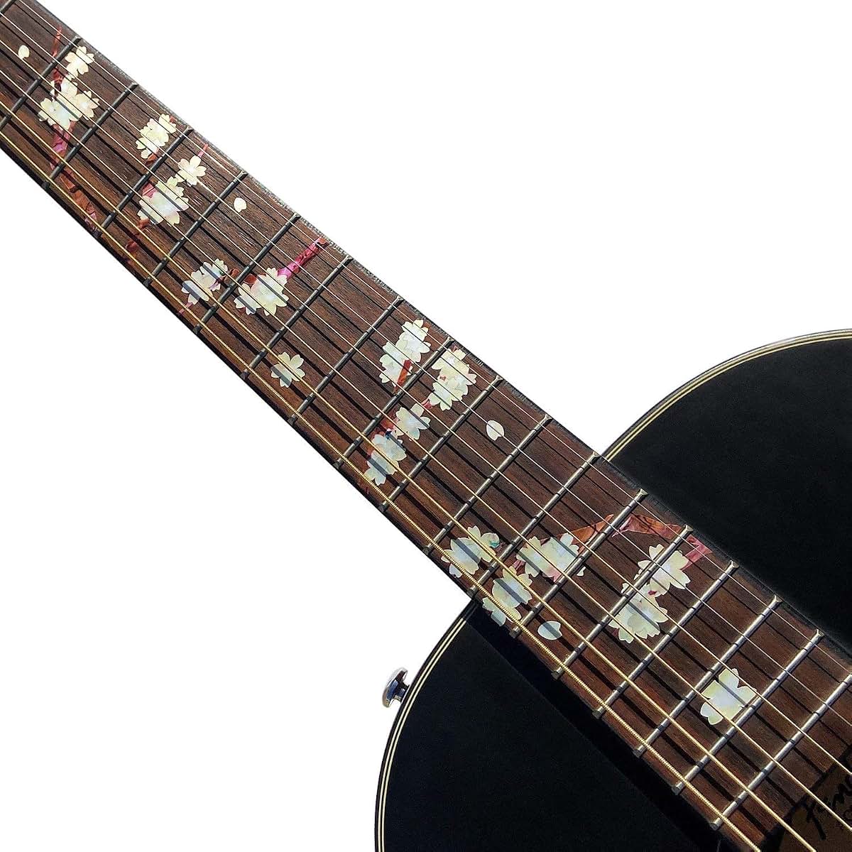 Inlaystickers Lemon Tree Guitar Decal In Pink Glitter (photo 3)