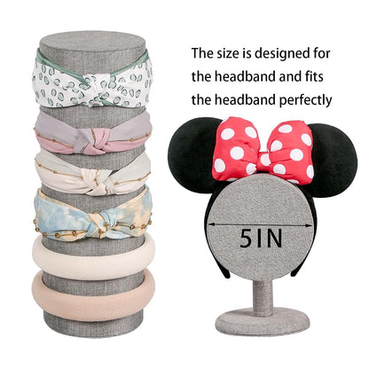 Headband Holder Organizer: T-Bar Display Stand for Hair Accessories