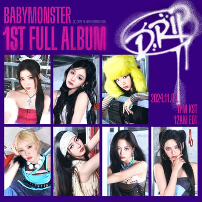 BABYMONSTER DRIP 1st Full Album Tag Rora Version