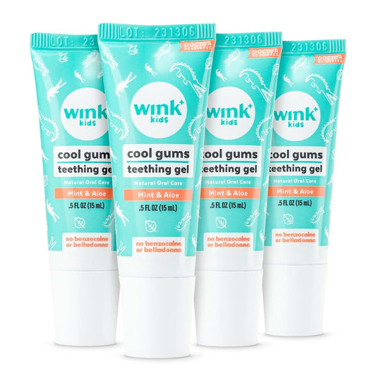 Wink Naturals Wink Well - Baby Teething Relief for Infants and Kids, Cooling, Soothing Natural Gel for Sore Gums and