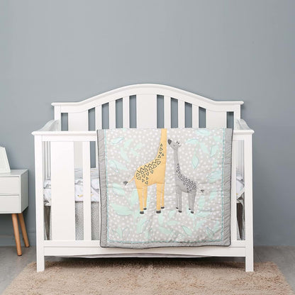 Giraffe Themed Nursery Crib Bedding Set for Baby