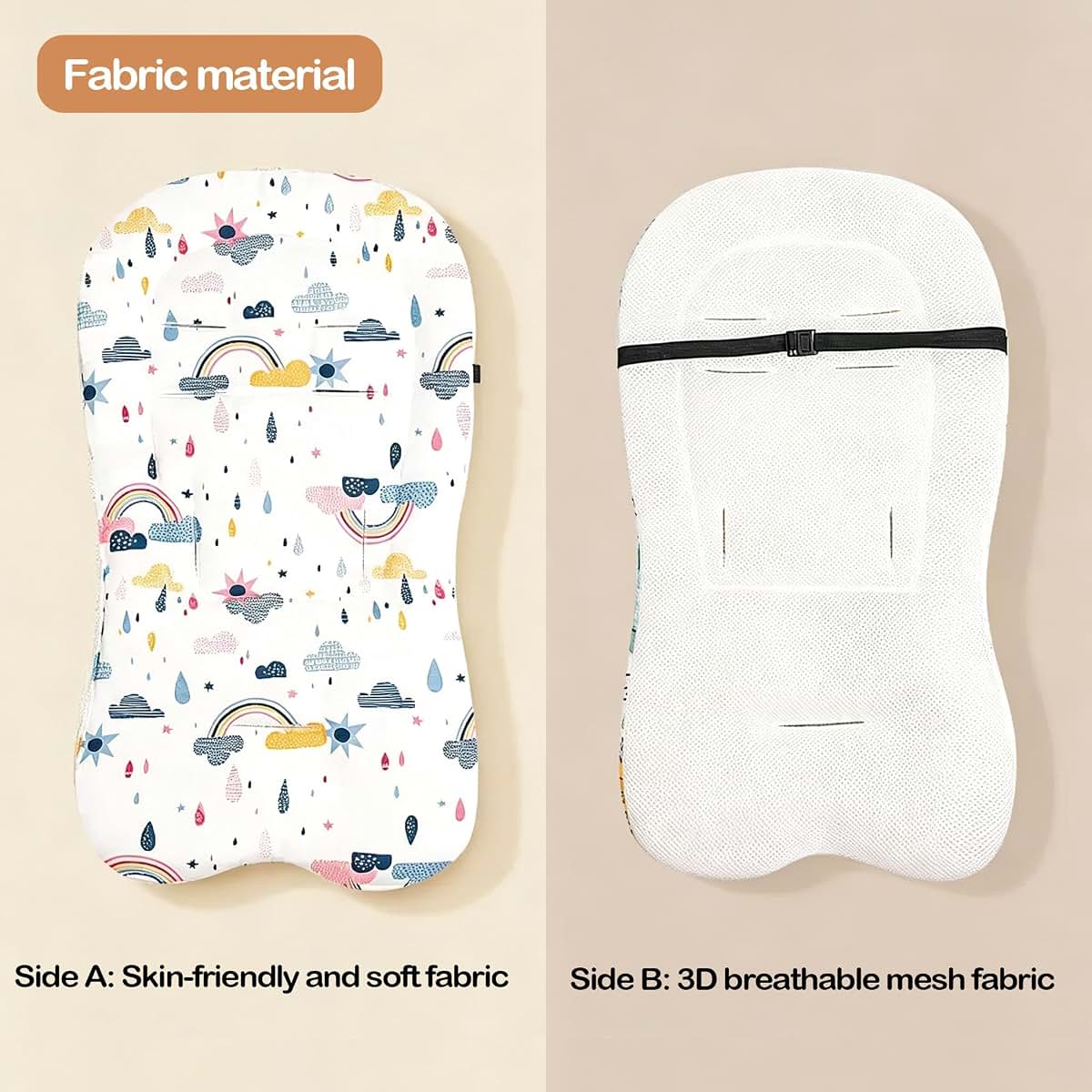 XTSWFC High Chair Cover Replacement Compatible with Evenflo, Soft Cushion with Anti-Slip Pad. (photo 2)