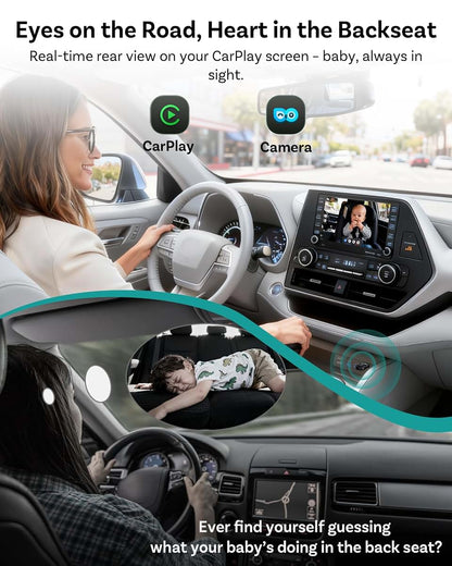 Ottocast Cabin Care Car Adapter With Baby Car Camera 1080P